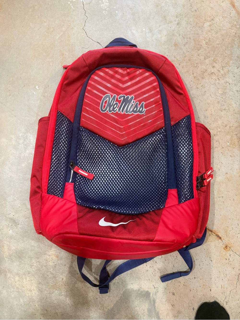 Nike Red & Navy Ole Miss Men's Backpack
